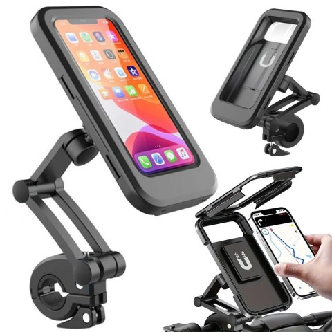 Uchwyt rowerowy na telefon do telefonu wodoodporny zamykany obrotowy 360 Uchwyt rowerowy na telefon do telefonu wodoodporny zamykany obrotowy 360