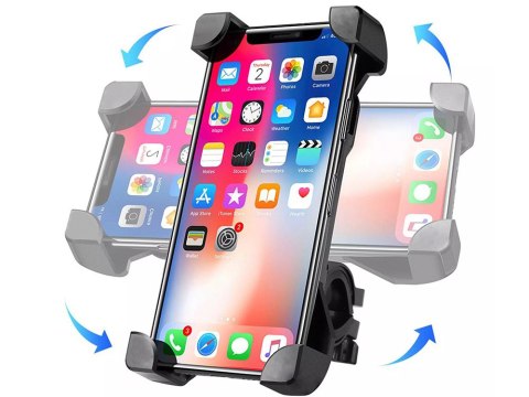 Uchwyt rowerowy stabilny mocny na telefon do telefonu motor kierownicę 360 Uchwyt rowerowy stabilny mocny na telefon do telefonu motor kierownicę 360