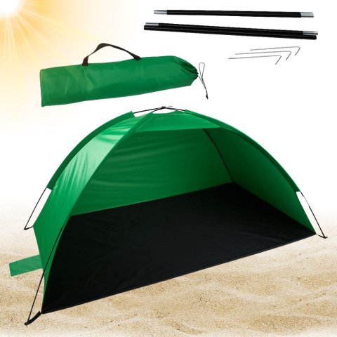 Namiot plażowy na plażę parawan ochrona uv półotwarty ogrodowy z pokrowcem Namiot plażowy na plażę parawan ochrona uv półotwarty ogrodowy z pokrowcem
