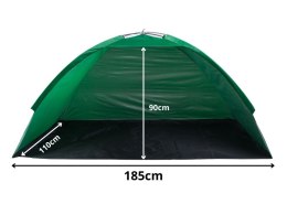 Namiot plażowy na plażę parawan ochrona uv półotwarty ogrodowy z pokrowcem