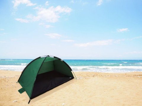 Namiot plażowy na plażę parawan ochrona uv półotwarty ogrodowy z pokrowcem Namiot plażowy na plażę parawan ochrona uv półotwarty ogrodowy z pokrowcem