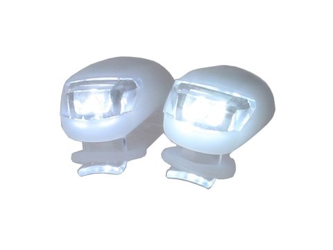 Oświetlenie rowerowe lampki 2 led przód rower 2szt silikonowe wodoodporne Oświetlenie rowerowe lampki 2 led przód rower 2szt silikonowe wodoodporne