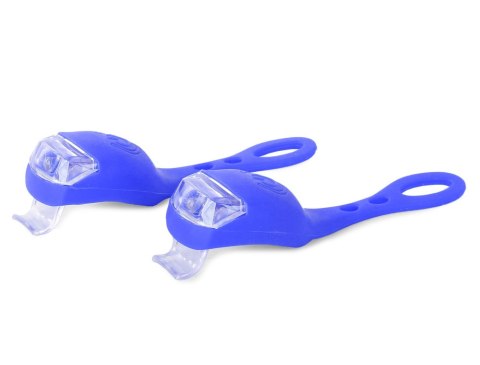 Oświetlenie rowerowe lampki 2 led przód rower 2szt silikonowe wodoodporne Oświetlenie rowerowe lampki 2 led przód rower 2szt silikonowe wodoodporne