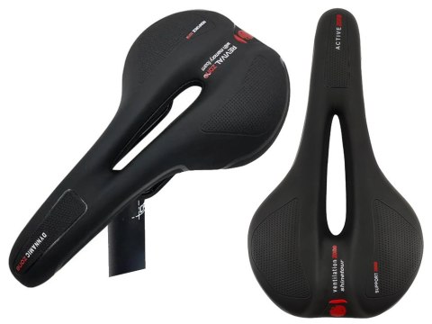 Siodełko rowerowe sportowe siodło miękkie wygodne piankowe żelowe na rower Siodełko rowerowe sportowe siodło miękkie wygodne piankowe żelowe na rower