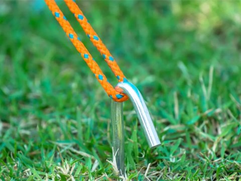 Szpilki do namiotu mocujące śledzie kotwy stal 31cm 10szt hak haczyk kołki Szpilki do namiotu mocujące śledzie kotwy stal 31cm 10szt hak haczyk kołki