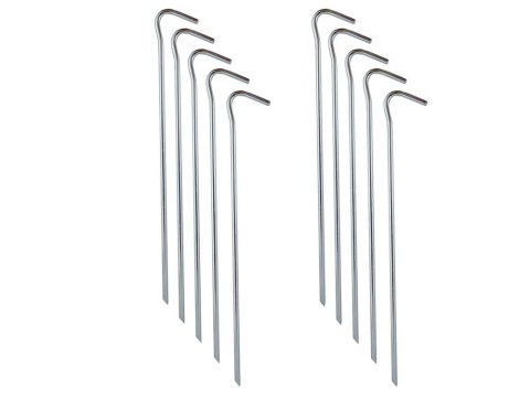 Szpilki do namiotu mocujące śledzie kotwy stal 31cm 10szt hak haczyk kołki Szpilki do namiotu mocujące śledzie kotwy stal 31cm 10szt hak haczyk kołki