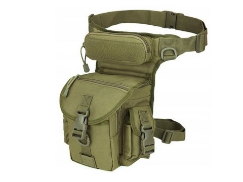 Torba saszetka biodrowa na nogę wojskowa taktyczna pojemna militarna nerka Torba saszetka biodrowa na nogę wojskowa taktyczna pojemna militarna nerka