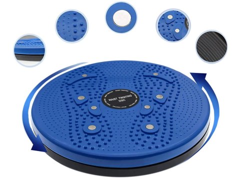 Twister obrotowy do ćwiczeń masaż stóp fitness z wypustkami 360 magnesy Twister obrotowy do ćwiczeń masaż stóp fitness z wypustkami 360 magnesy