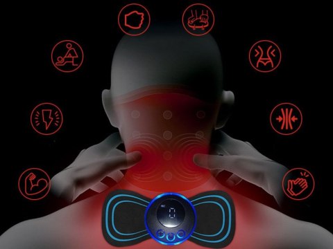 Elektrostymulator mięśni brzucha szyi karku mini masażer ems 19 poziomów Elektrostymulator mięśni brzucha szyi karku mini masażer ems 19 poziomów