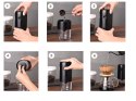 Młynek do mielenia kawy ziaren orzechów ziół mocny elektryczny usb espresso
