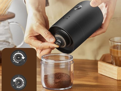 Młynek do mielenia kawy ziaren orzechów ziół mocny elektryczny usb espresso Młynek do mielenia kawy ziaren orzechów ziół mocny elektryczny usb espresso