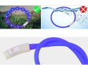 Obroża świecąca led dla psa i kota wodoodprna regulowana regulacja 47cm usb