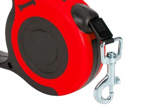 Smycz automatyczna dla psa taśma z blokadą mocna lekka zwijana 5m 15kg Smycz automatyczna dla psa taśma z blokadą mocna lekka zwijana 5m 15kg