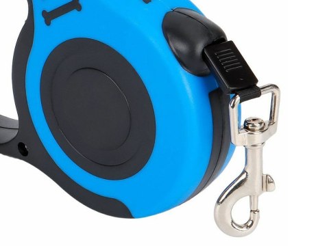 Smycz automatyczna dla psa taśma z blokadą mocna lekka zwijana 5m 15kg Smycz automatyczna dla psa taśma z blokadą mocna lekka zwijana 5m 15kg