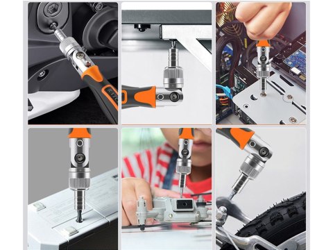 Zestaw komplet narzędzi bitów torx kluczy nasadowych 5-14mm 38 elementów Zestaw komplet narzędzi bitów torx kluczy nasadowych 5-14mm 38 elementów