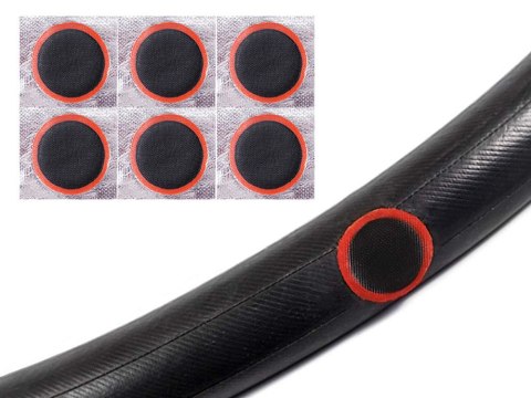 Zestaw naprawczy do opon rowerowy łatki klej wielorazowy do dętek 10szt Zestaw naprawczy do opon rowerowy łatki klej wielorazowy do dętek 10szt