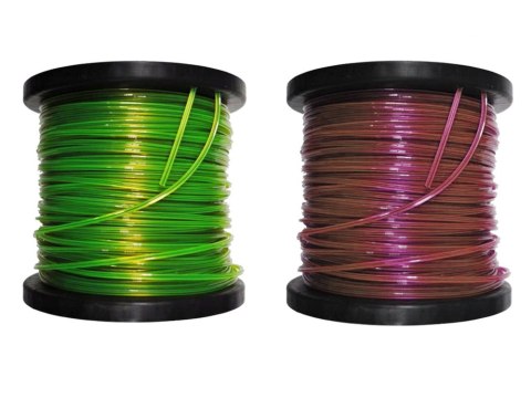 Żyłka z drutem tnąca zbrojona do kosy spalinowej czterokątna 2,4mm 100m Żyłka z drutem tnąca zbrojona do kosy spalinowej czterokątna 2,4mm 100m