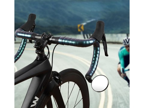 Lusterko rowerowe na kierownicę do roweru na manetkę wypukłe wsteczne 360 Lusterko rowerowe na kierownicę do roweru na manetkę wypukłe wsteczne 360