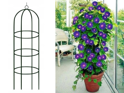 Pergola ogrodowa podpora do kwiatów kolumna do pnączy łuk dzwon na róże 190 Pergola ogrodowa podpora do kwiatów kolumna do pnączy łuk dzwon na róże 190
