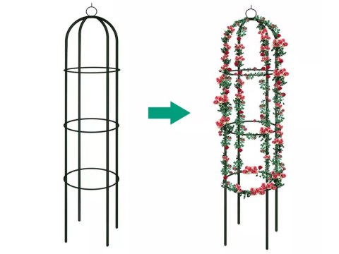 Pergola ogrodowa podpora do kwiatów kolumna do pnączy łuk dzwon na róże 190 Pergola ogrodowa podpora do kwiatów kolumna do pnączy łuk dzwon na róże 190