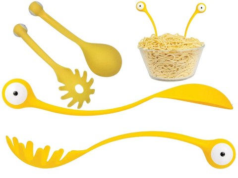 Łyżki łyżka do makaronu pasty spaghetti zestaw 2 szt nabierak duża cedzak Łyżki łyżka do makaronu pasty spaghetti zestaw 2 szt nabierak duża cedzak