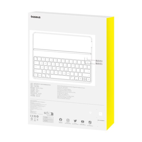 ETUI Z KLAWIATURĄ DO IPAD PRO 12.9'' 2019-2022 + KABEL USB-C BRILLIANCE SERIES CZARNE ETUI Z KLAWIATURĄ DO IPAD PRO 12.9'' 2019-2022 + KABEL USB-C BRILLIANCE SERIES CZARNE