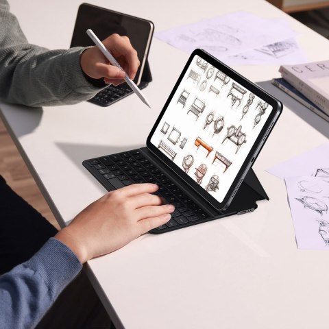 ETUI Z KLAWIATURĄ DO IPAD PRO 12.9'' 2019-2022 + KABEL USB-C BRILLIANCE SERIES CZARNE ETUI Z KLAWIATURĄ DO IPAD PRO 12.9'' 2019-2022 + KABEL USB-C BRILLIANCE SERIES CZARNE