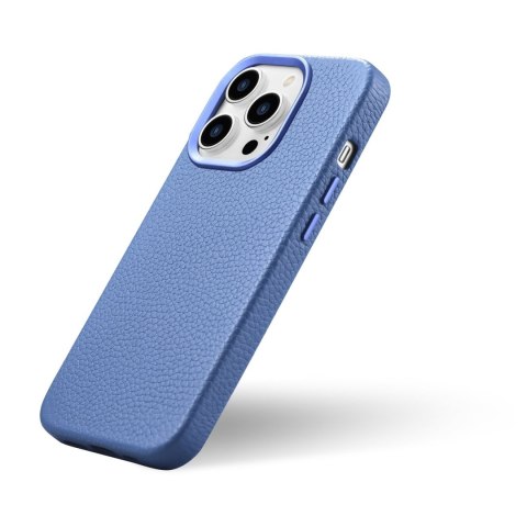 SKÓRZANE ETUI IPHONE 14 PRO MAX MAGNETYCZNE Z MAGSAFE LITCHI PREMIUM LEATHER CASE NIEBIESKI SKÓRZANE ETUI IPHONE 14 PRO MAX MAGNETYCZNE Z MAGSAFE LITCHI PREMIUM LEATHER CASE NIEBIESKI