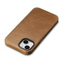 SKÓRZANE ETUI IPHONE 14 MAGNETYCZNE Z MAGSAFE OIL WAX PREMIUM LEATHER CASE JASNY BRĄZ