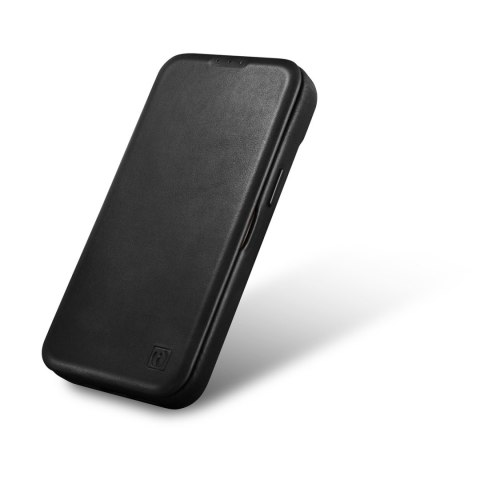 SKÓRZANE ETUI IPHONE 14 Z KLAPKĄ MAGNETYCZNE MAGSAFE CE OIL WAX PREMIUM LEATHER CZARNY SKÓRZANE ETUI IPHONE 14 Z KLAPKĄ MAGNETYCZNE MAGSAFE CE OIL WAX PREMIUM LEATHER CZARNY