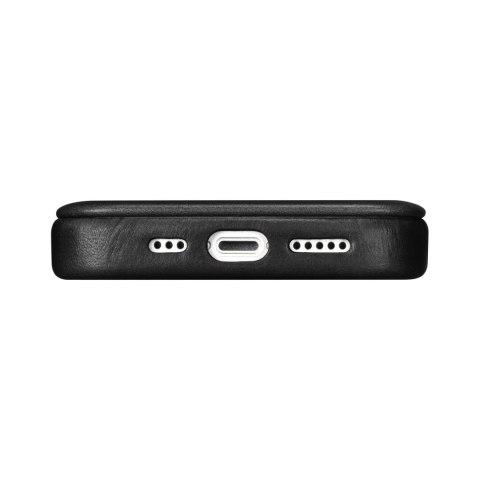 SKÓRZANE ETUI IPHONE 14 Z KLAPKĄ MAGNETYCZNE MAGSAFE CE OIL WAX PREMIUM LEATHER CZARNY SKÓRZANE ETUI IPHONE 14 Z KLAPKĄ MAGNETYCZNE MAGSAFE CE OIL WAX PREMIUM LEATHER CZARNY
