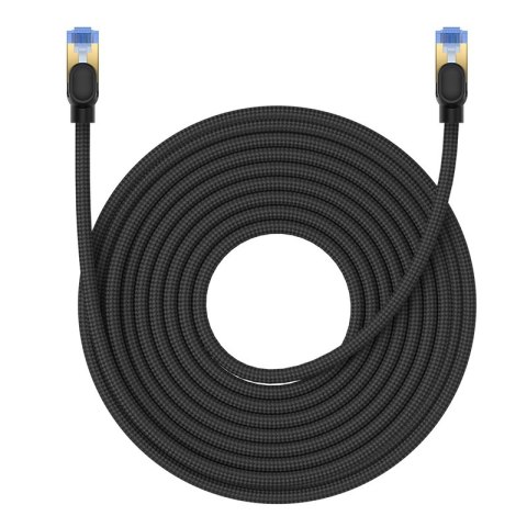 SZYBKI KABEL SIECIOWY LAN RJ45 CAT.7 10GBPS PLECIONKA 15M CZARNY SZYBKI KABEL SIECIOWY LAN RJ45 CAT.7 10GBPS PLECIONKA 15M CZARNY