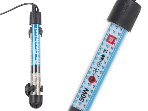 Grzałka do akwarium 50w regulacja temperatury termostat wydajna 50l grzanie Grzałka do akwarium 50w regulacja temperatury termostat wydajna 50l grzanie