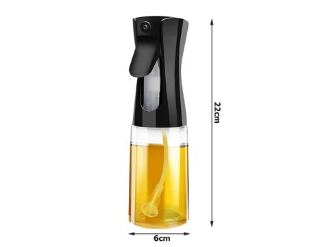 Spryskiwacz do oleju oliwy octu dozownik w sprayu 200ml szklany rozpylacz Spryskiwacz do oleju oliwy octu dozownik w sprayu 200ml szklany rozpylacz
