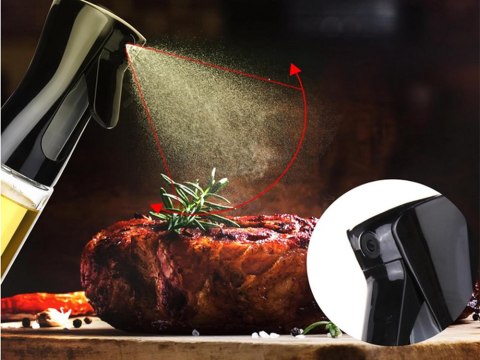 Spryskiwacz do oleju oliwy octu dozownik w sprayu 200ml szklany rozpylacz Spryskiwacz do oleju oliwy octu dozownik w sprayu 200ml szklany rozpylacz