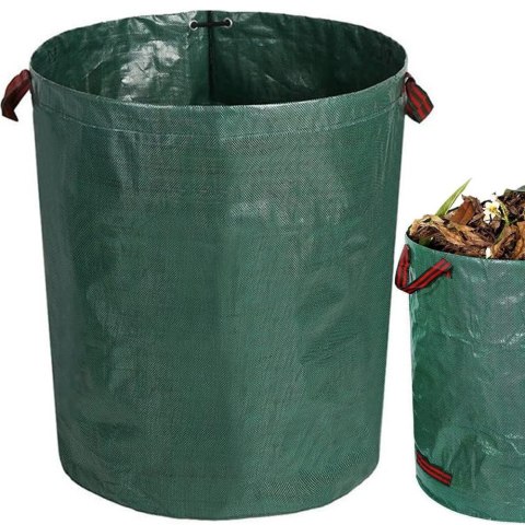 Worek ogrodowy torba ogrodowa pojemnik kosz na liście trawe 120l mocny duży Worek ogrodowy torba ogrodowa pojemnik kosz na liście trawe 120l mocny duży