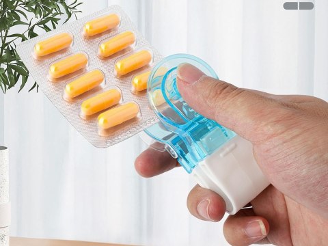 Wyciskacz do pigułek tabletek leków do wyciskania z opakowań podręczny Wyciskacz do pigułek tabletek leków do wyciskania z opakowań podręczny
