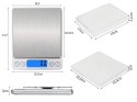 Waga jubilerska kuchenna 2000g 2kg lcd cyfrowa 0,1g precyzyjna gramowa