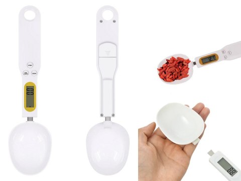 Waga kuchenna łyżka elektroniczna lcd cyfrowa prcyzyjna do ręczna 500g Waga kuchenna łyżka elektroniczna lcd cyfrowa prcyzyjna do ręczna 500g