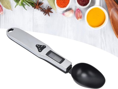 Waga kuchenna łyżka elektroniczna lcd cyfrowa prcyzyjna do ręczna 500g Waga kuchenna łyżka elektroniczna lcd cyfrowa prcyzyjna do ręczna 500g