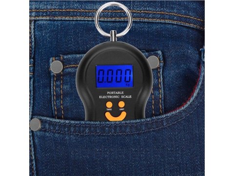 Waga wędkarska hakowa bagażowa podróżna wisząca elektroniczna lcd 50kg Waga wędkarska hakowa bagażowa podróżna wisząca elektroniczna lcd 50kg