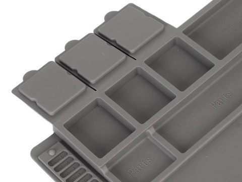 Mata silikonowa serwisowa lutowania organizer duża podkładka 30x45 magnes Mata silikonowa serwisowa lutowania organizer duża podkładka 30x45 magnes