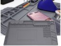 Mata silikonowa serwisowa lutowania organizer duża podkładka 30x45 magnes