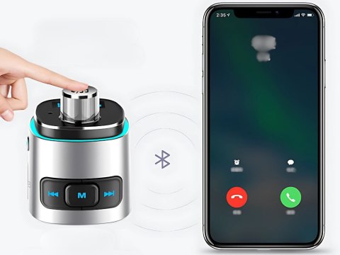 Transmiter bluetooth fm ładowarka samochodowa szybka 2x usb podświetlenie Transmiter bluetooth fm ładowarka samochodowa szybka 2x usb podświetlenie