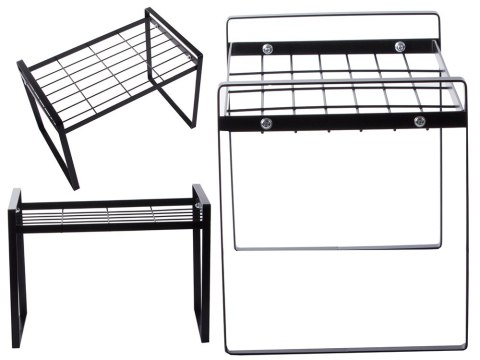 Półka metalowa jednopoziomowa na blat kuchni organizer kuchenny stojak loft Półka metalowa jednopoziomowa na blat kuchni organizer kuchenny stojak loft