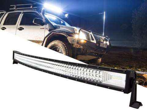 LAMPA ROBOCZA SZPERACZ 130 CM 192+42 LED BAR HALOGEN 675W 12V 24V REFLEKTOR LAMPA ROBOCZA SZPERACZ 130 CM 192+42 LED BAR HALOGEN 675W 12V 24V REFLEKTOR