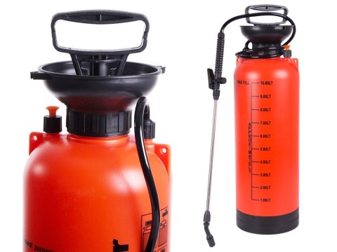 Opryskiwacz ciśnieniowy ręczny ogrodowy spryskiwacz długa lanca 10l pasek Opryskiwacz ciśnieniowy ręczny ogrodowy spryskiwacz długa lanca 10l pasek
