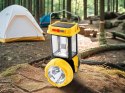 Lampa solarna kempingowa led z uchwytem do wieszania na biwak 5 trybów
