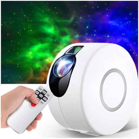 Projektor gwiazd rzutnik nieba lampka nocna nieba laserowy led pilot Projektor gwiazd rzutnik nieba lampka nocna nieba laserowy led pilot