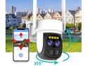 Kamera solarna wifi ip zewnętrzna obrotowa wifi zoom detektor ruchu ip66
